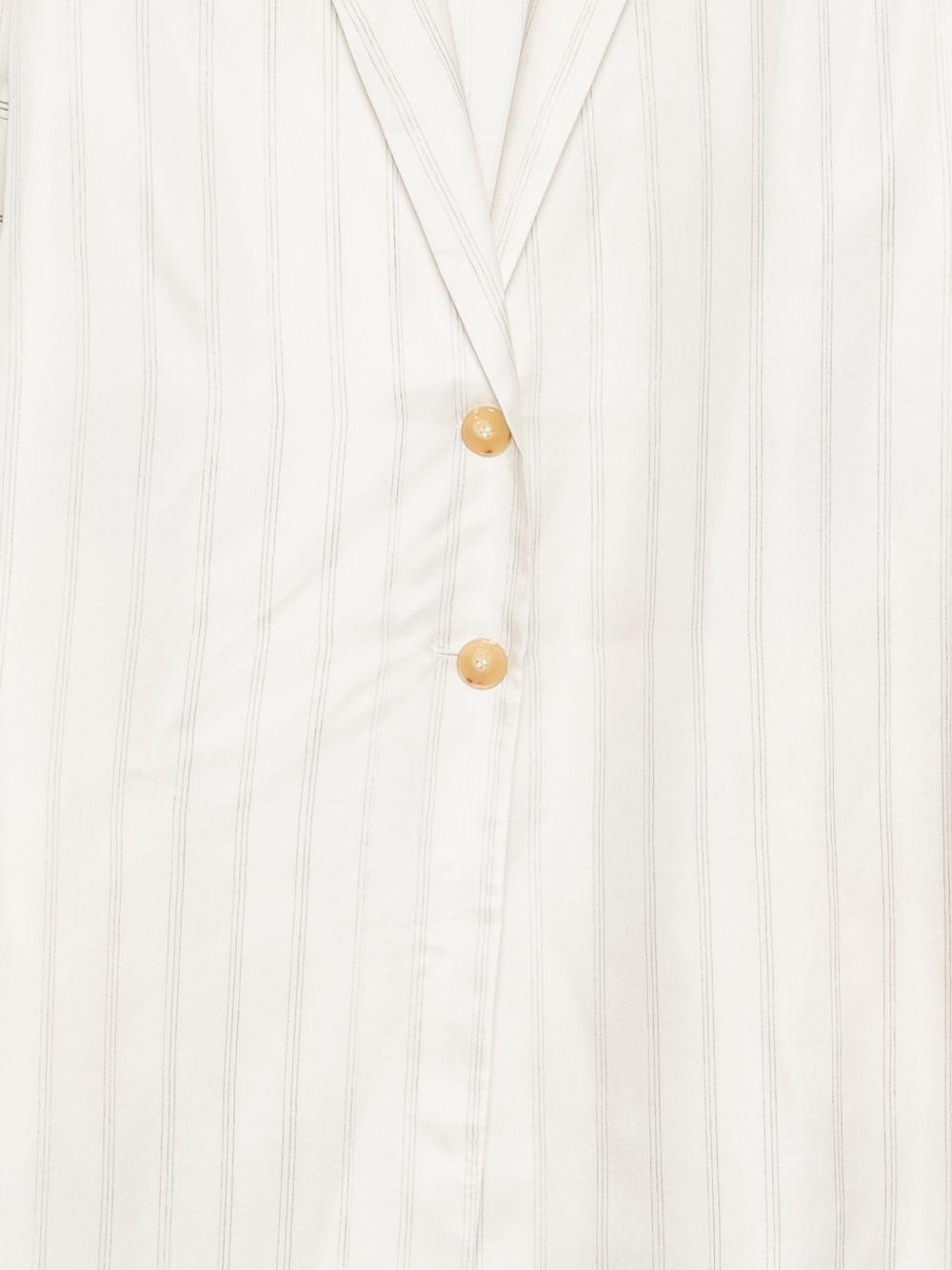 Abito chemisier per donna Alyisi beige con design a righe - Rubino Kids