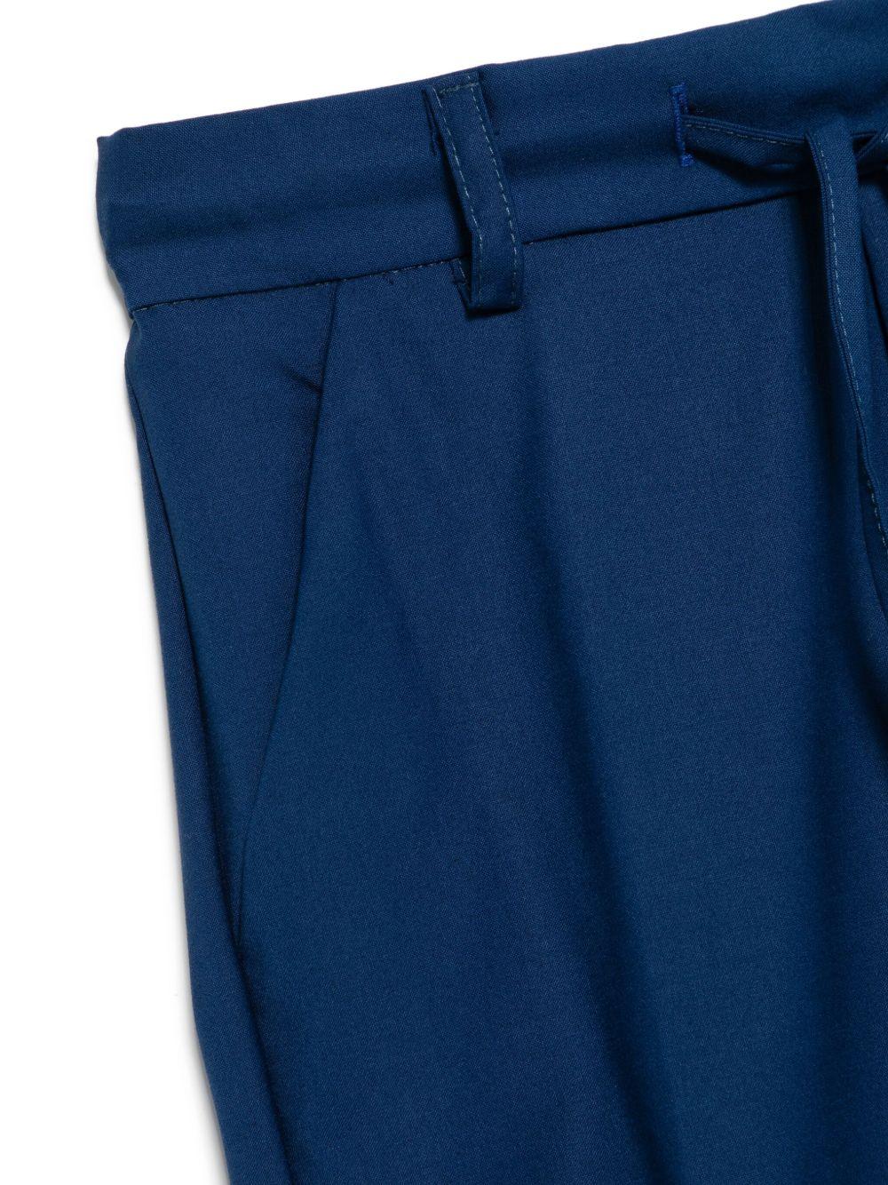 Abito elegante per bambino Paolo Pecora Kids blu con giacca monopetto - Rubino Kids