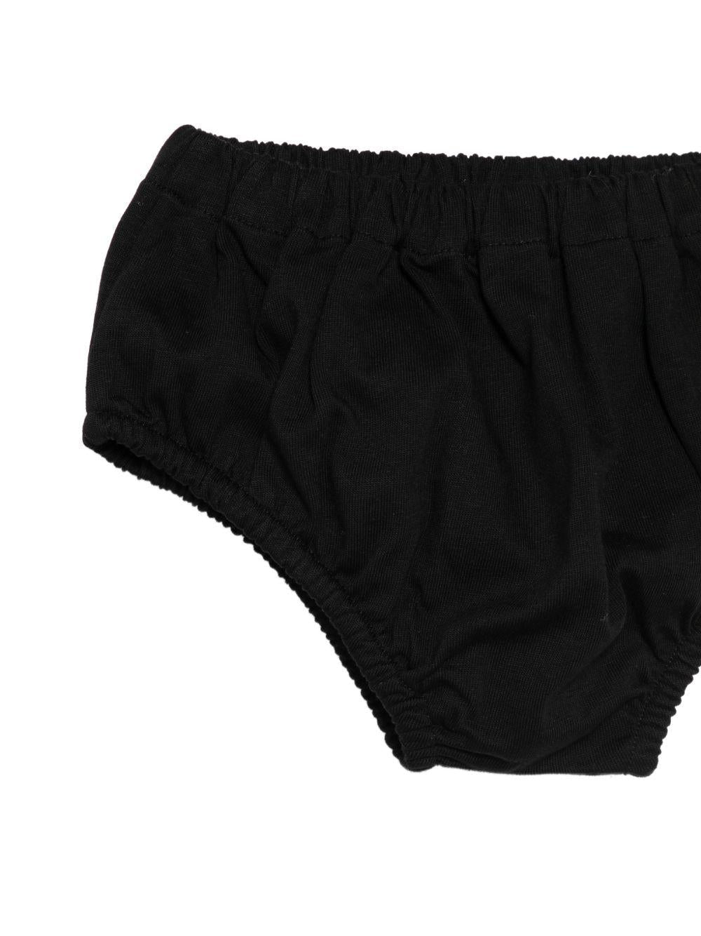 Abito per bambina Balmain Kids nero con ruches - Rubino Kids