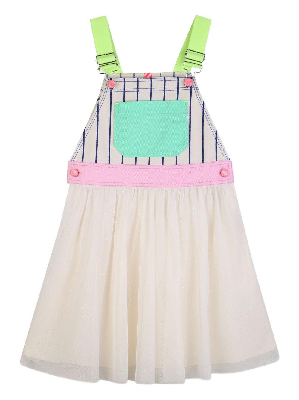 Abito per bambina Billieblush multicolore con gonna in tulle - Rubino Kids