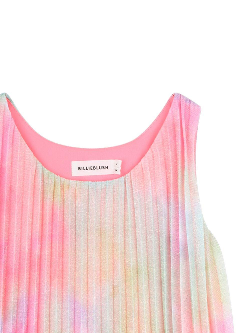 Abito per bambina Billieblush rosa con design plissettato - Rubino Kids