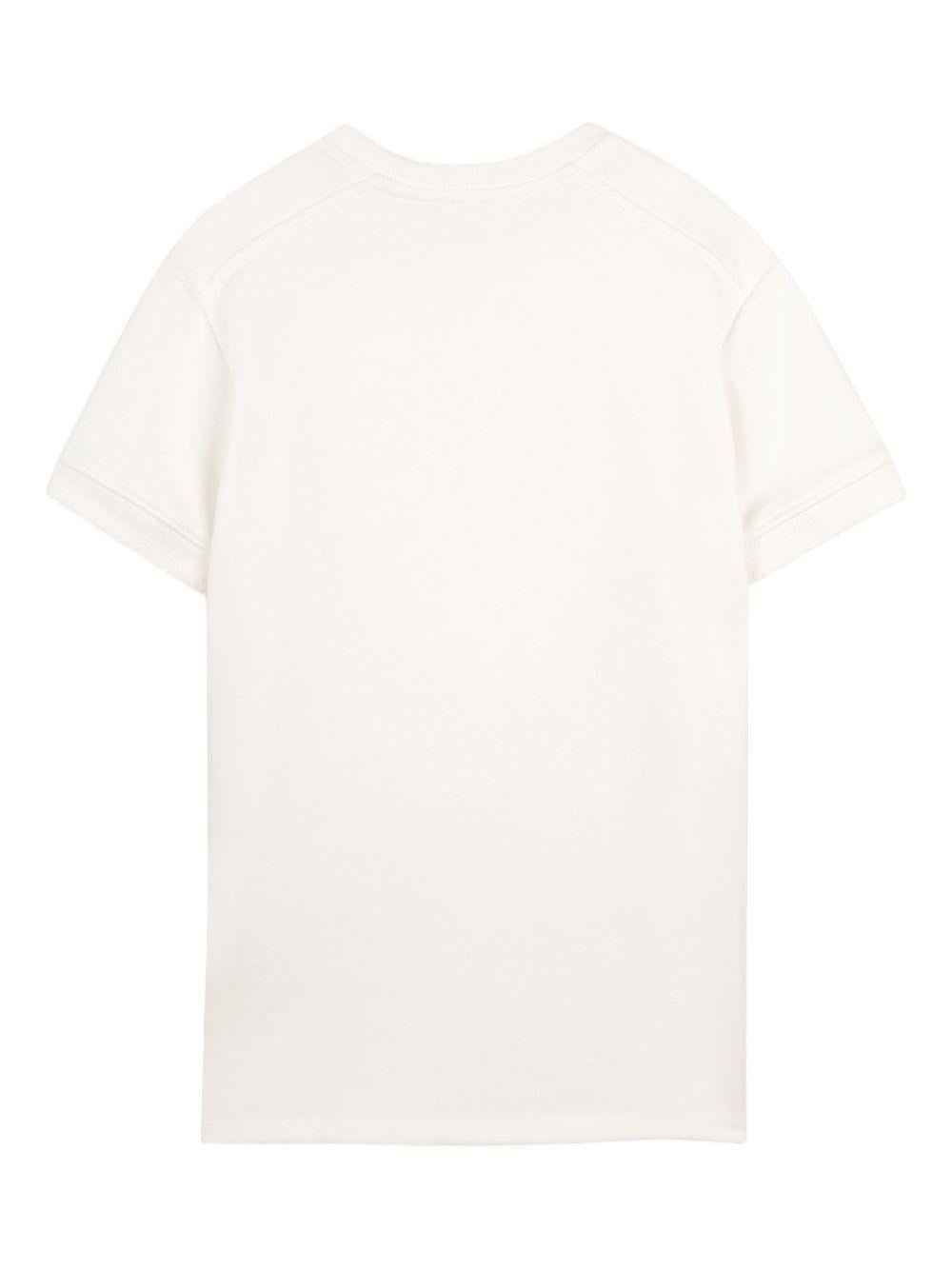 Abito per bambina Chloé Kids beige con logo sul davanti - Rubino Kids