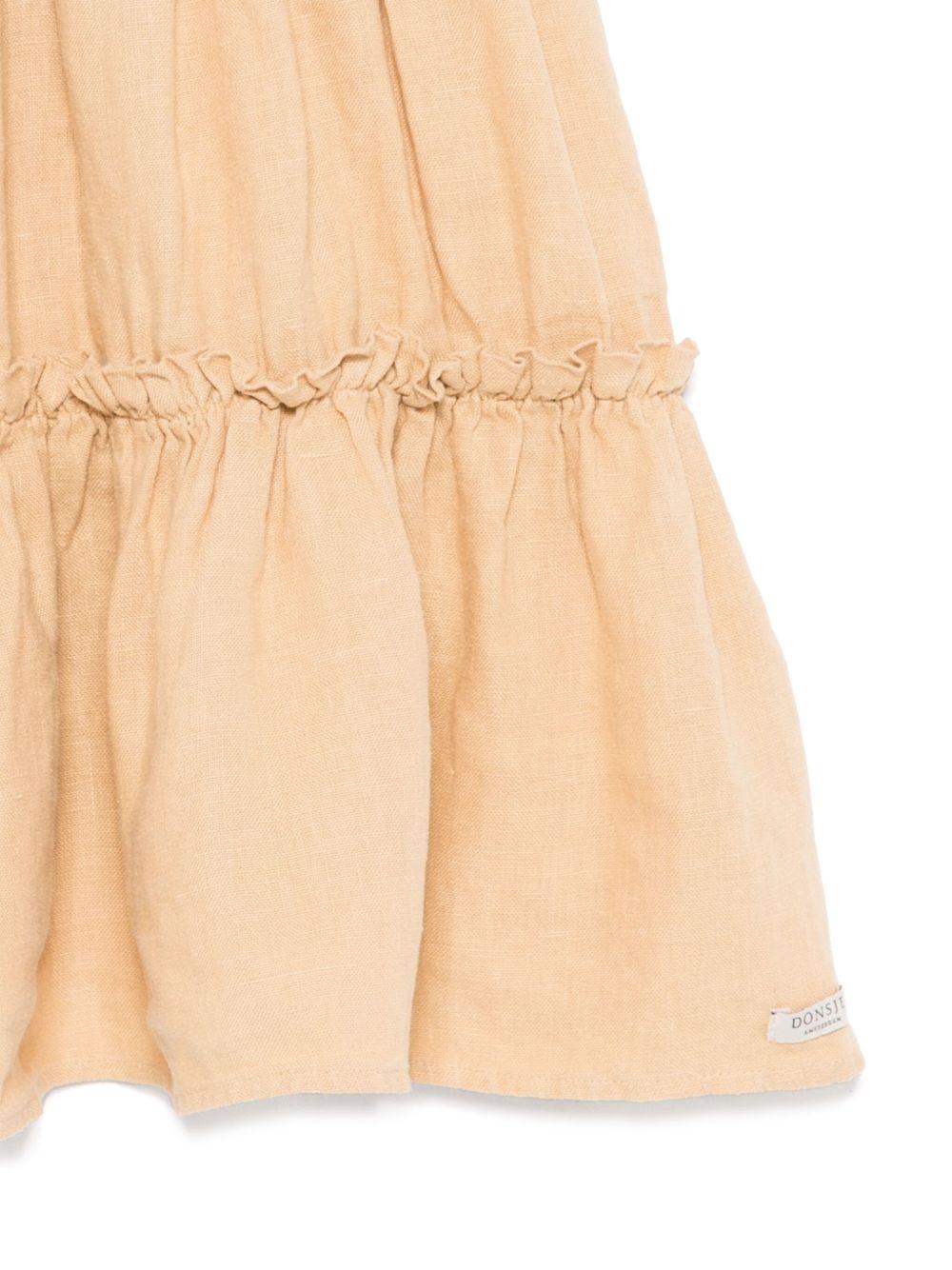 Abito per bambina Donsje Janne beige con dettaglio fiocco - Rubino Kids