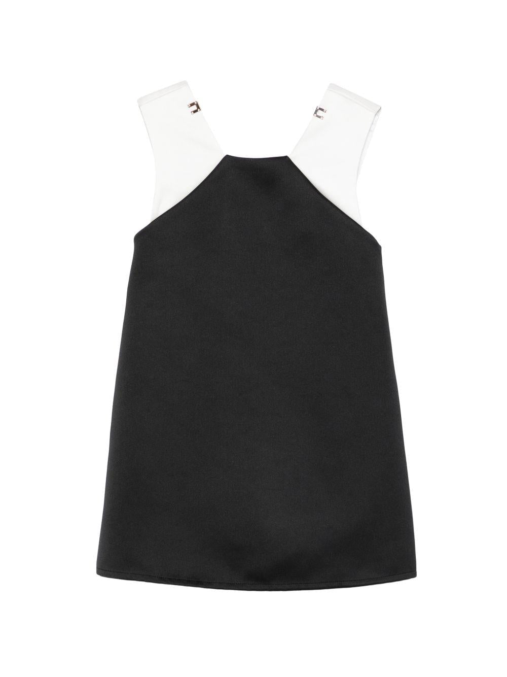 Abito per bambina Elisabetta Franchi La Mia Bambina nero con fiocco posteriore - Rubino Kids