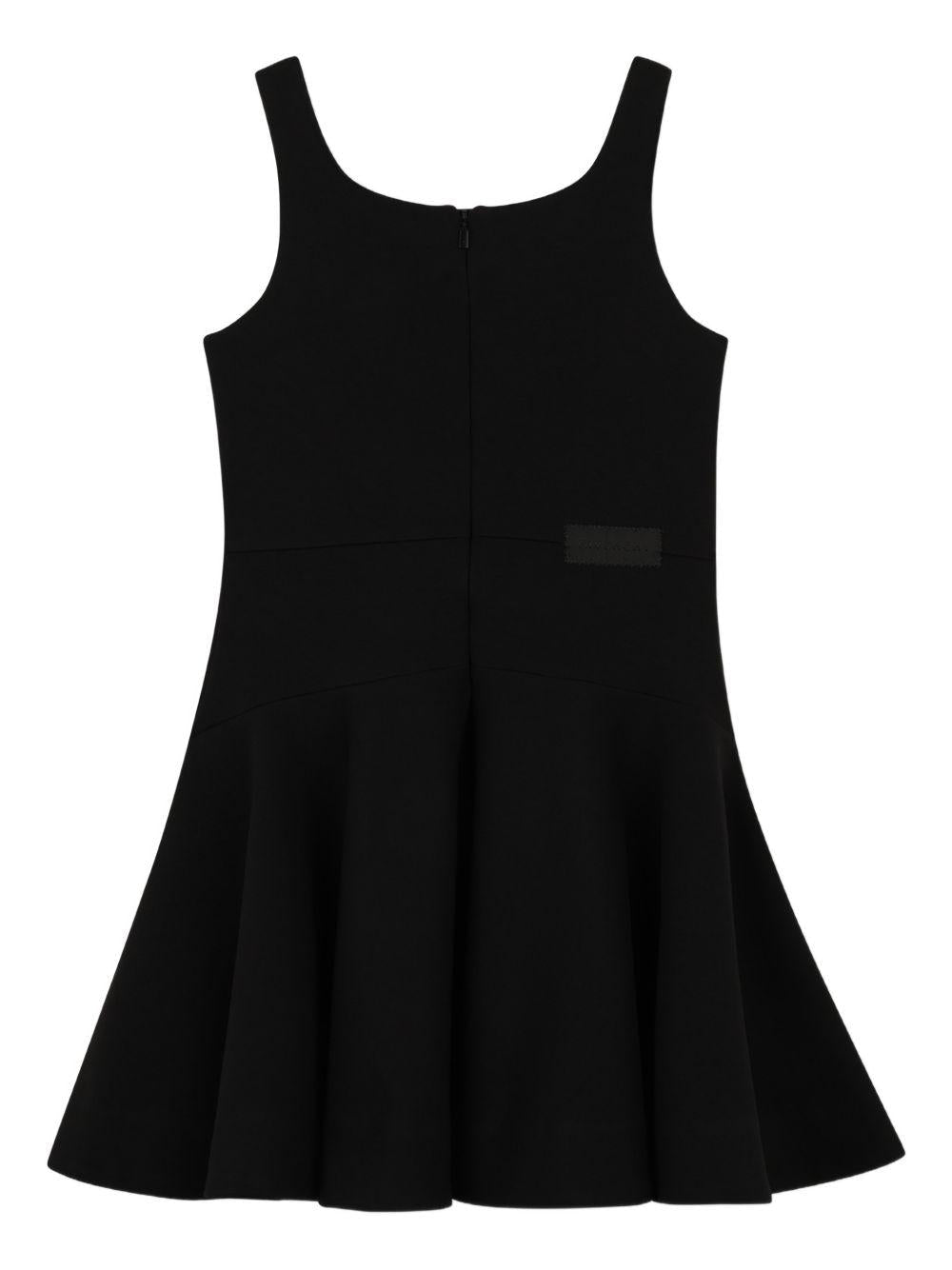 Abito per bambina Givenchy Kids nero con taglio svasato - Rubino Kids