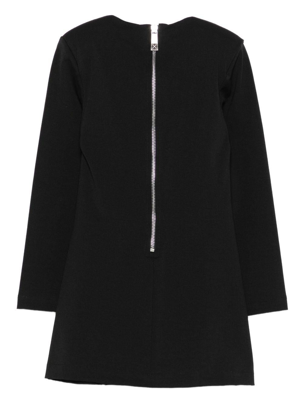 Abito per bambina John Richmond Junior nero con strass - Rubino Kids