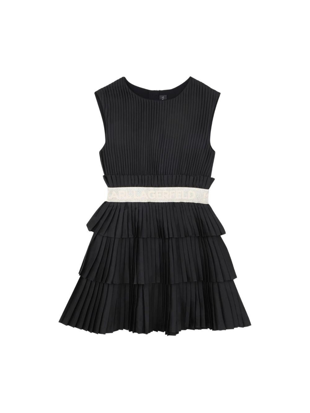 Abito per bambina Karl Lagerfeld Kids nero senza maniche - Rubino Kids