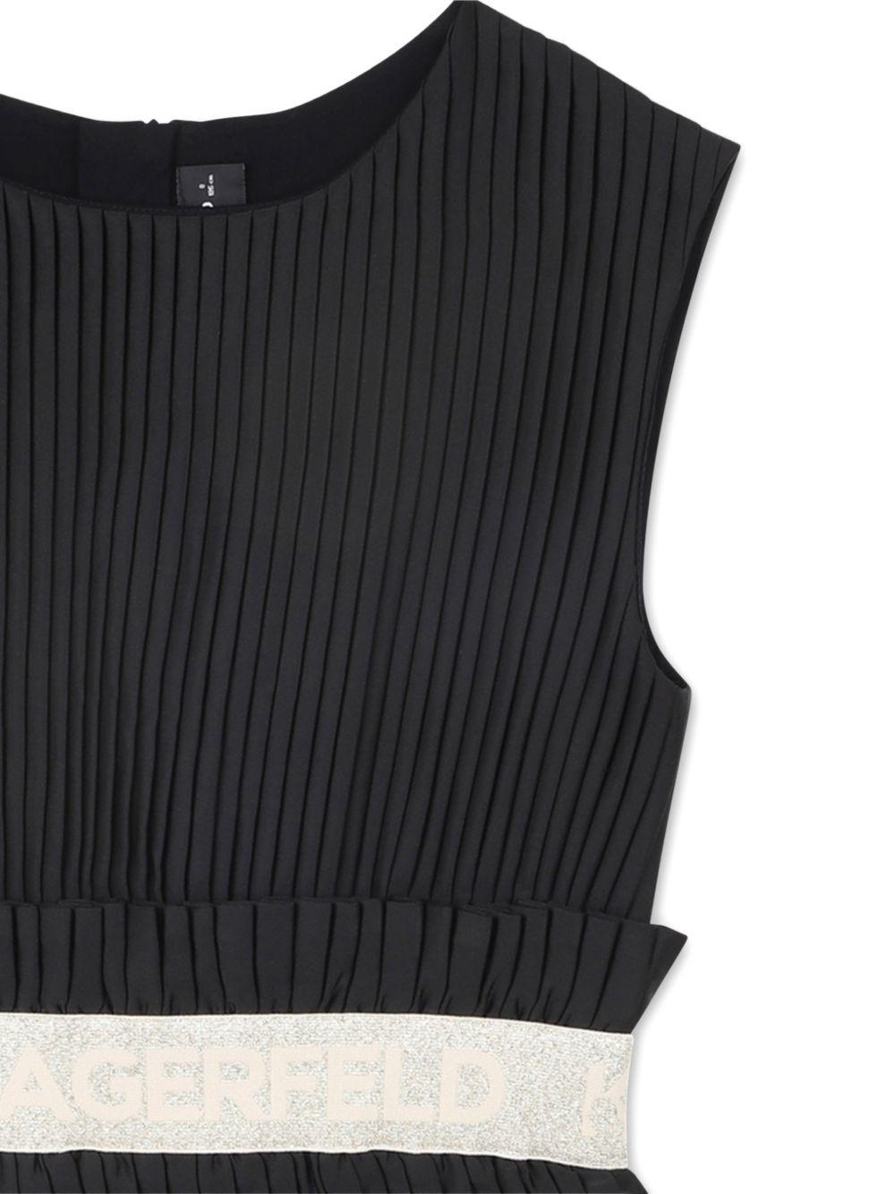 Abito per bambina Karl Lagerfeld Kids nero senza maniche - Rubino Kids