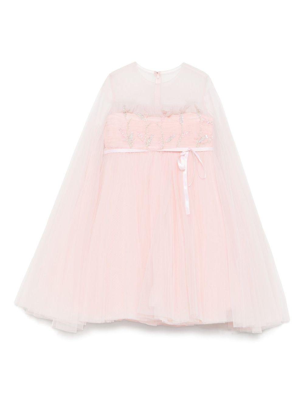 Abito per bambina MAISON AVA rosa in tulle - Rubino Kids