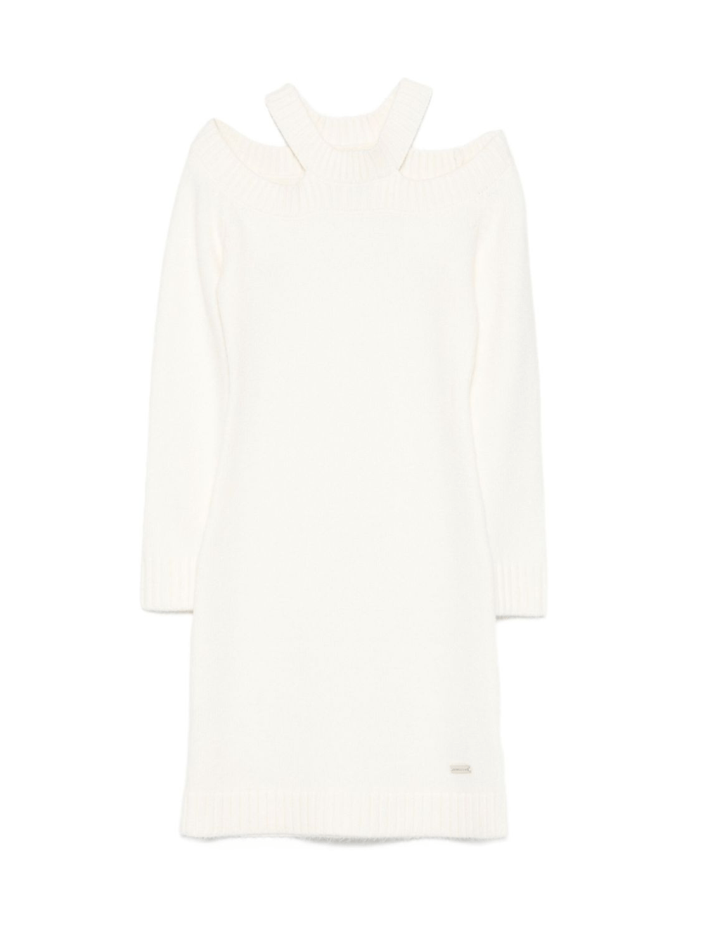 Abito per bambina Monnalisa bianco con spalline incrociate - Rubino Kids