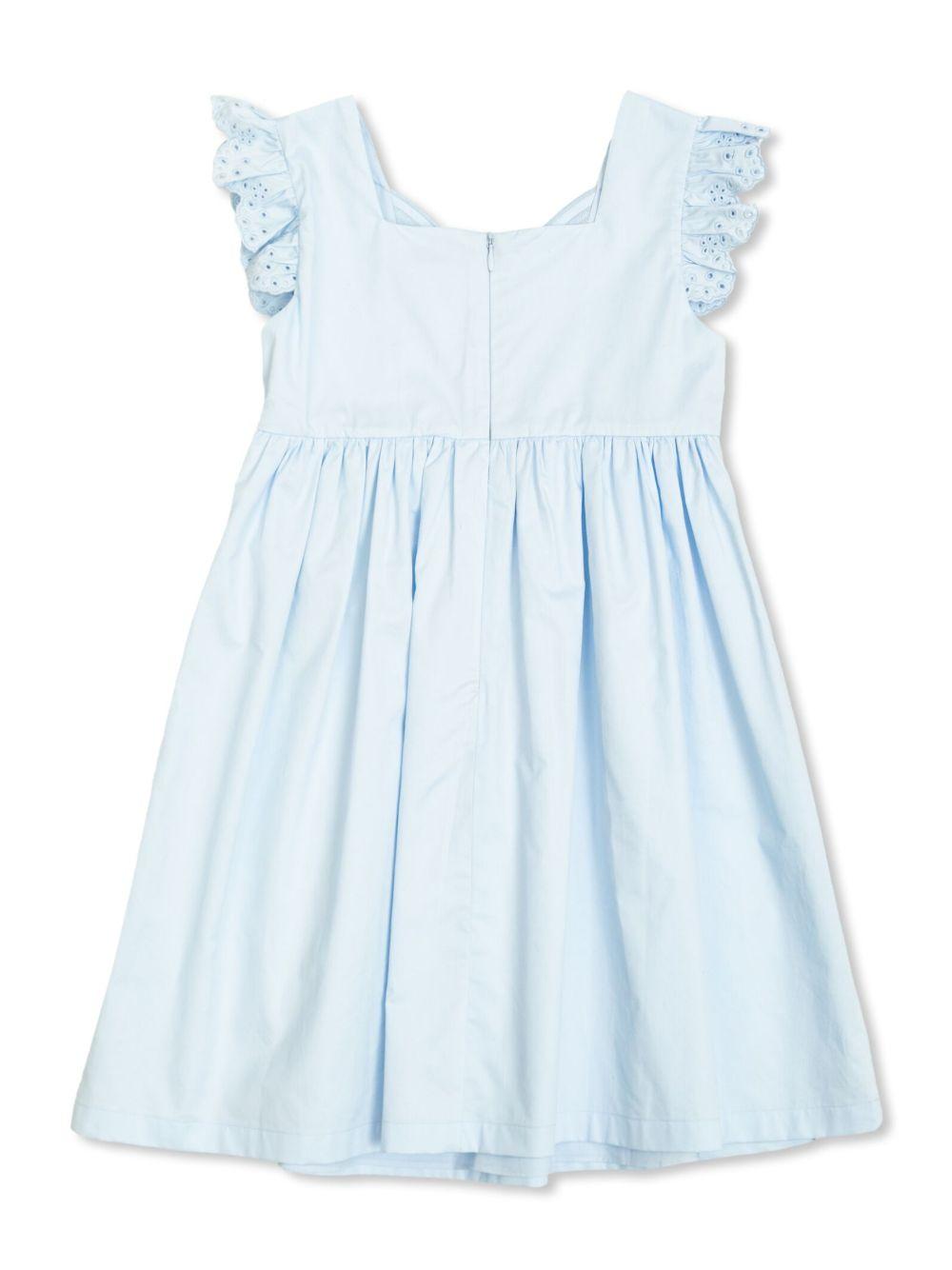 Abito per bambina Self - Portrait Kids azzurro con design a farfalla - Rubino Kids