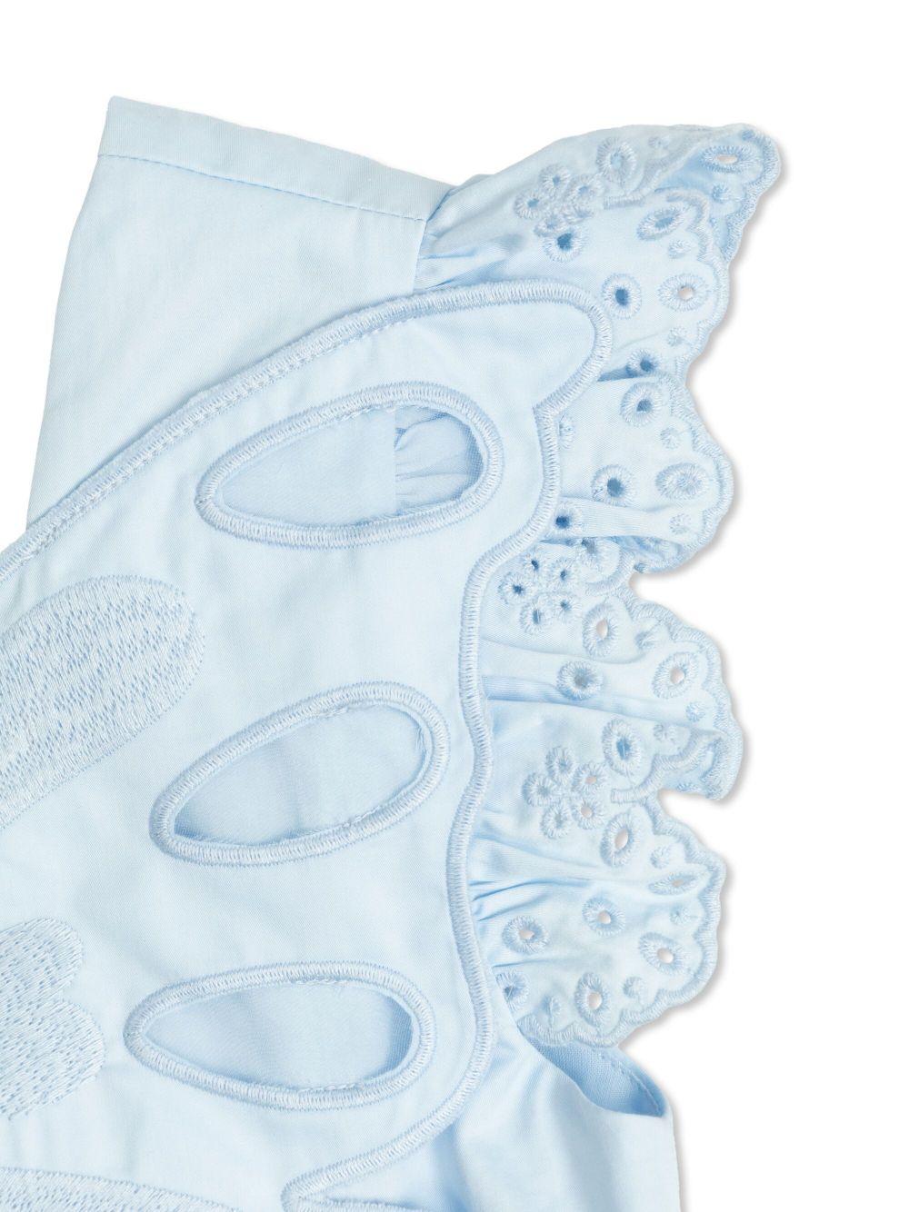 Abito per bambina Self - Portrait Kids azzurro con design a farfalla - Rubino Kids