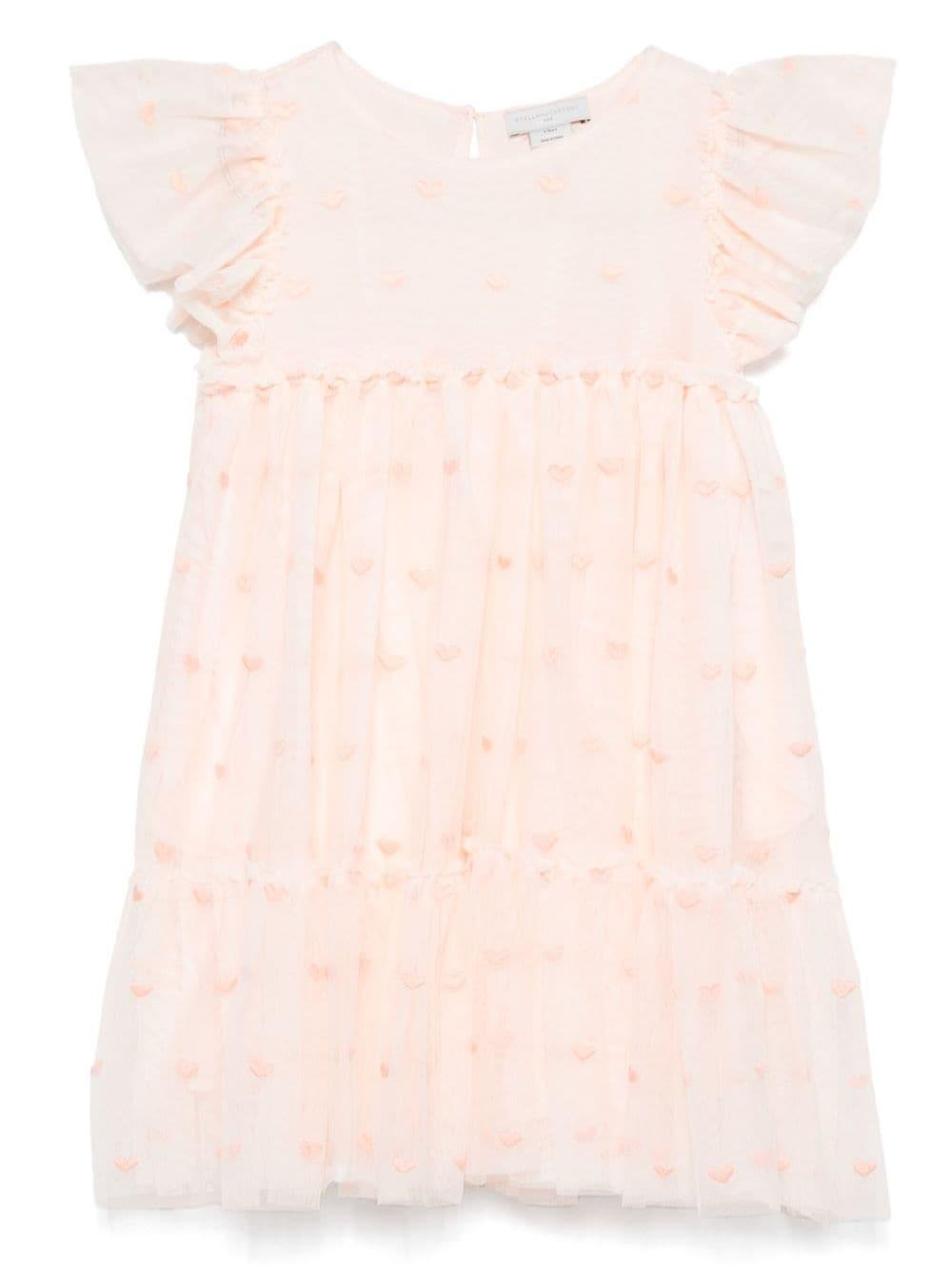 Abito per bambina Stella McCartney Kids rosa in tulle - Rubino Kids