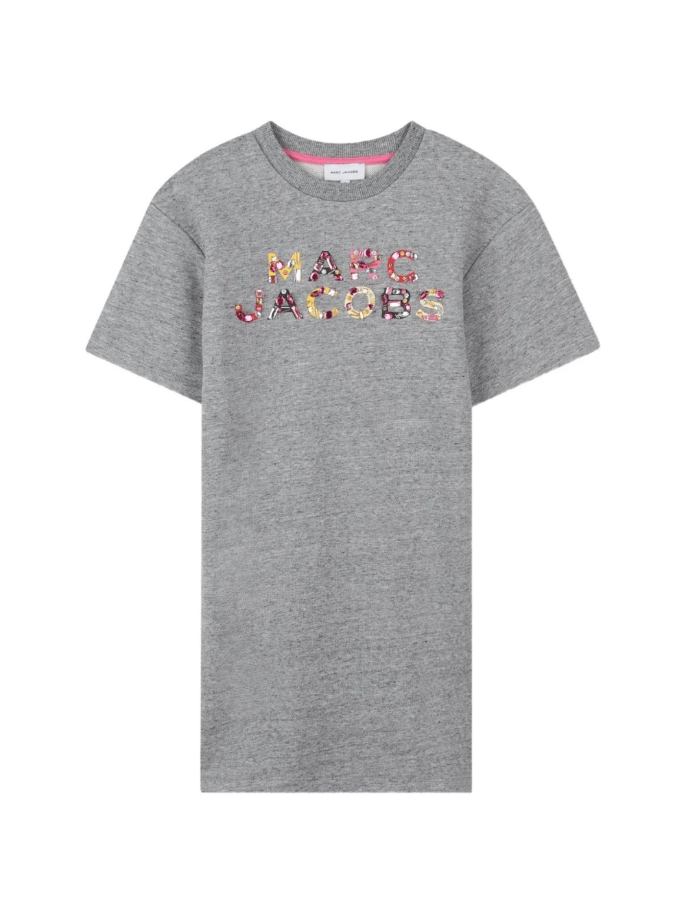Abito per bambina The Marc Jacobs Kids grigio modello T-shirt a fiori - Rubino Kids