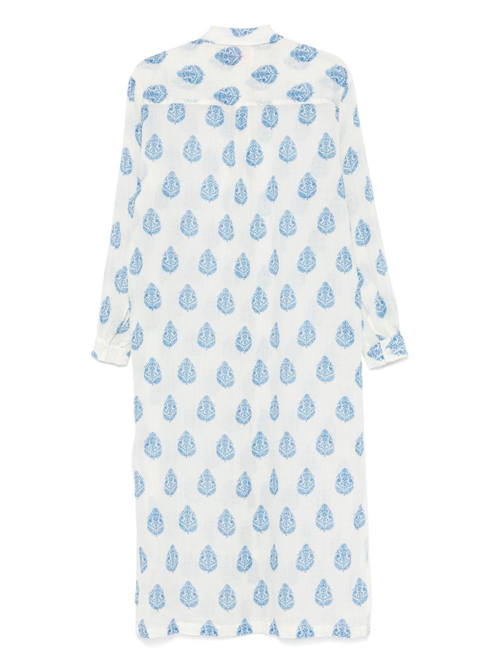 Abito per donna Adeline MC2 Saint Barth bianco con stampa all - over - Rubino Kids