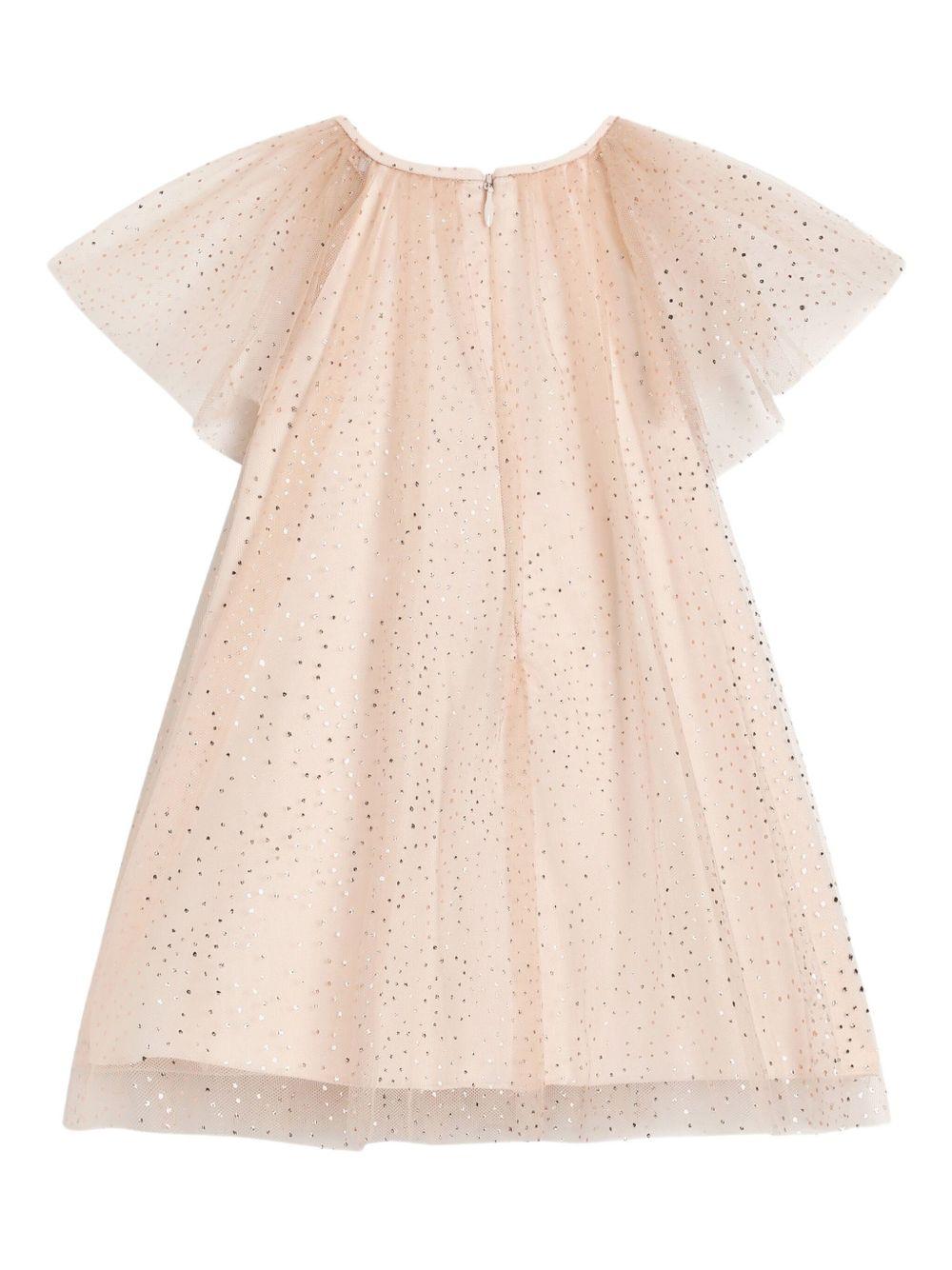 Abito per neonata Dolce & Gabbana Kids rosa in tulle - Rubino Kids