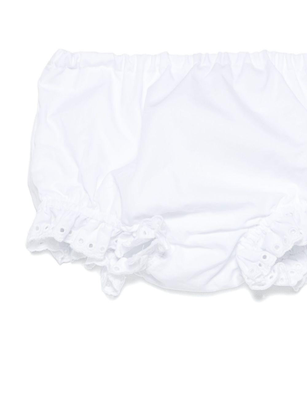 Abito per neonata Elie Saab Junior rosa con decorazioni floreali - Rubino Kids