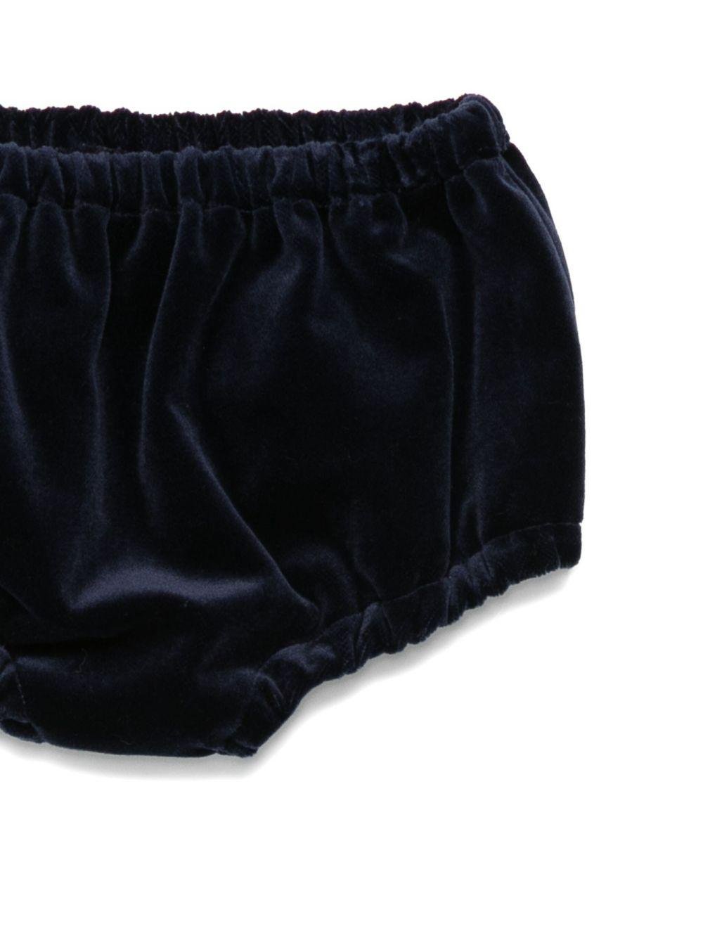 Abito per neonata La Stupenderia blu con dettaglio fiocco - Rubino Kids