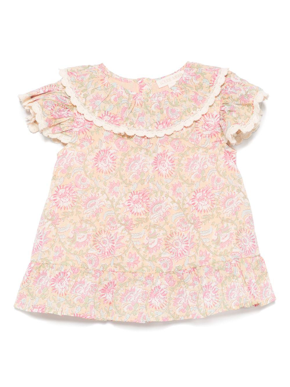 Abito per neonata Louise Misha Morlina giallo con maniche corte - Rubino Kids