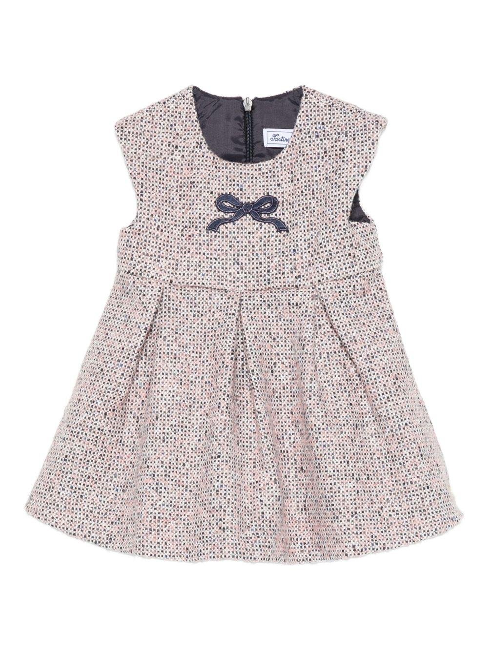 Abito per neonata Tartine Et Chocolat rosa con dettaglio fiocco - Rubino Kids
