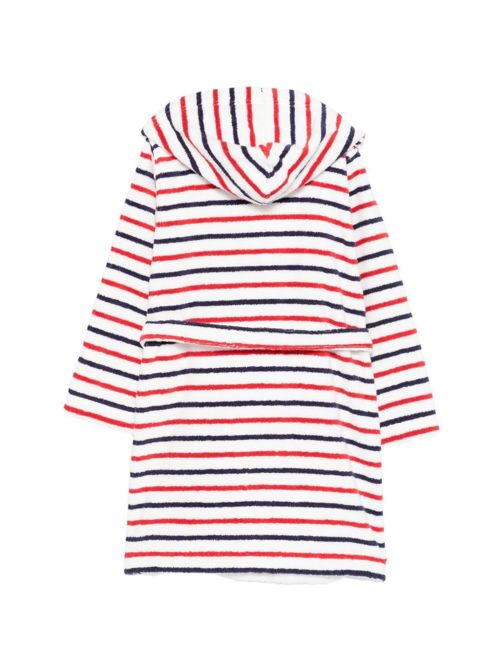 Accappatoio per bambini Petit Bateau multicolore con design a righe - Rubino Kids