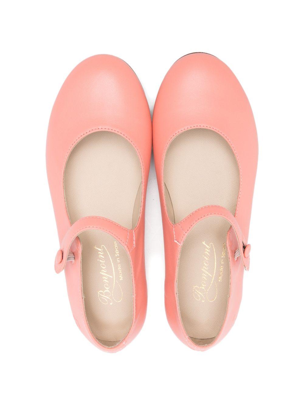Ballerine per bambina Bonpoint rosa con punta tonda - Rubino Kids