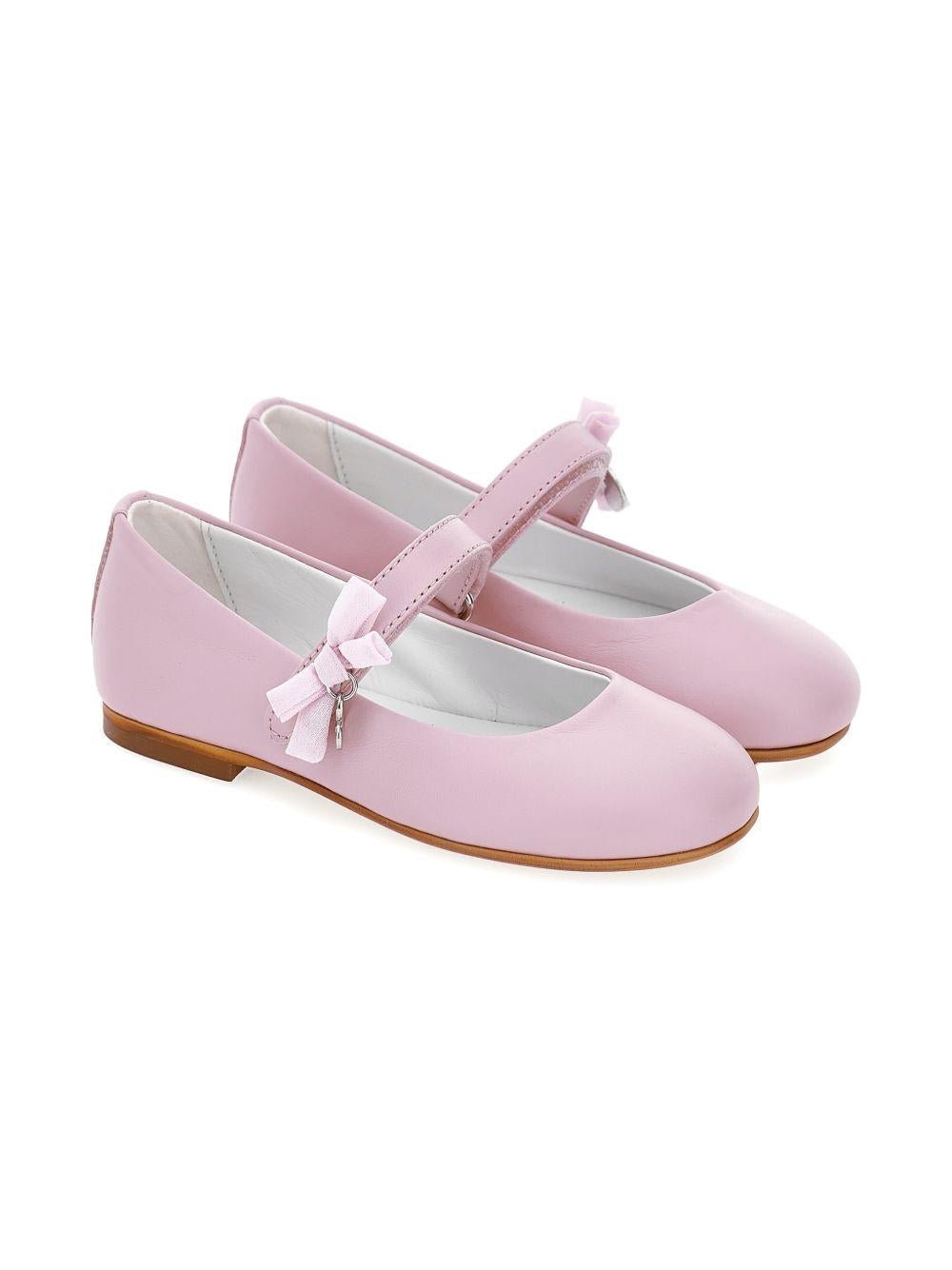 Ballerine per bambina Monnalisa rosa con cinturino - Rubino Kids