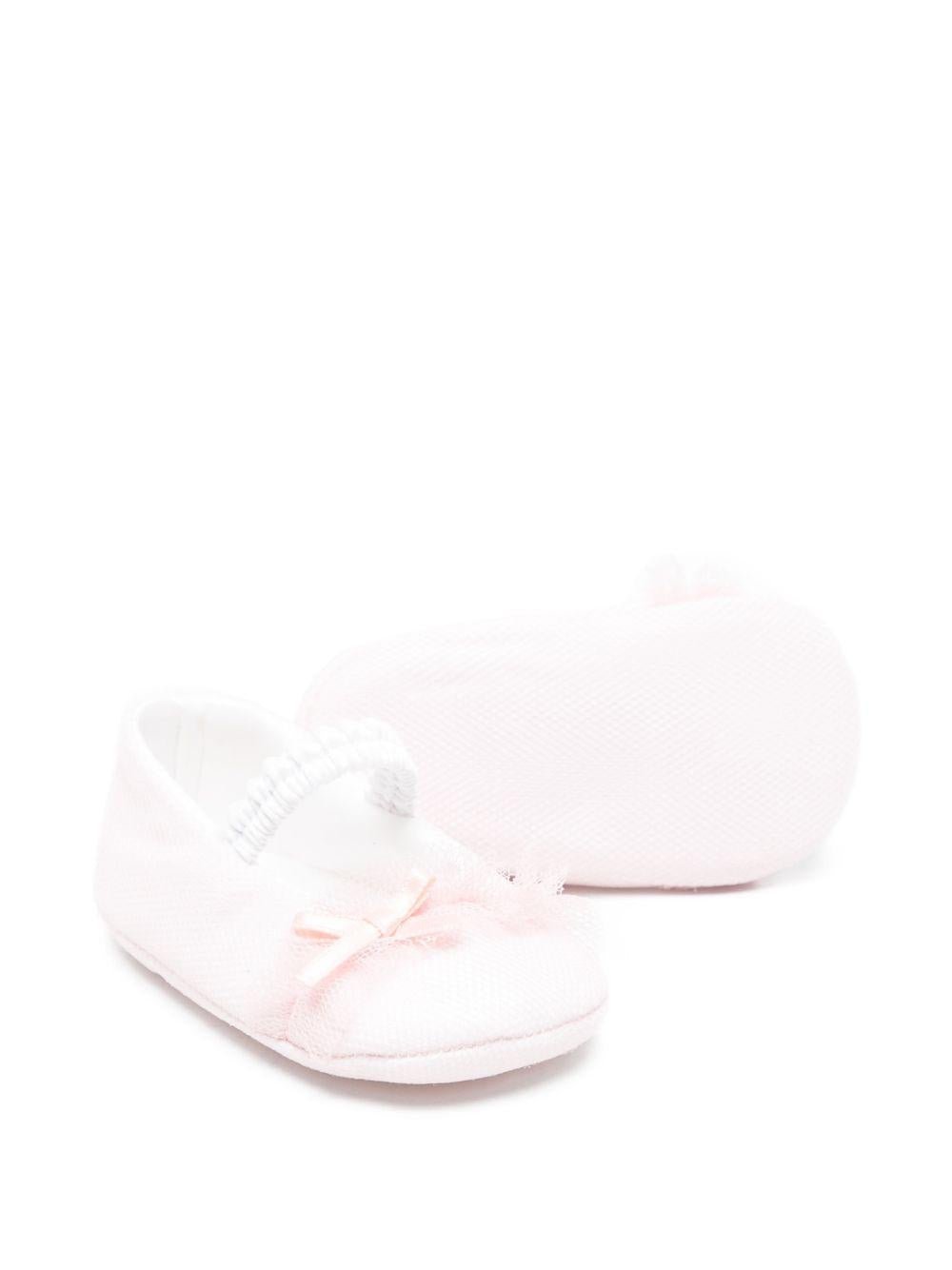 Ballerine per neonata Colorichiari rosa chiaro con fiocco - Rubino Kids