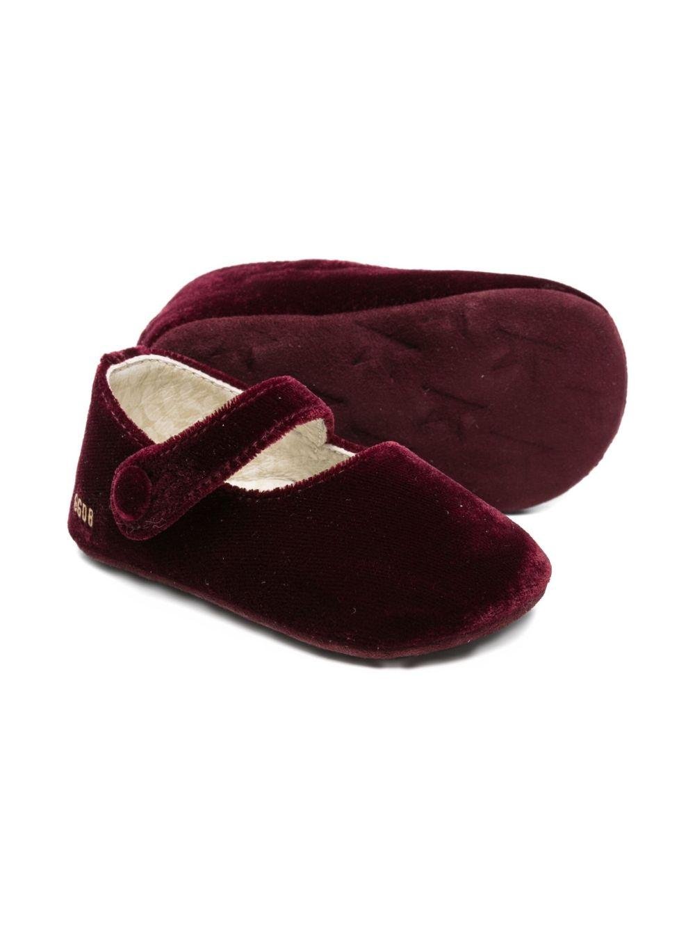 Ballerine Sofi per neonata Golden Goose Kids rosse con cinturino singolo - Rubino Kids