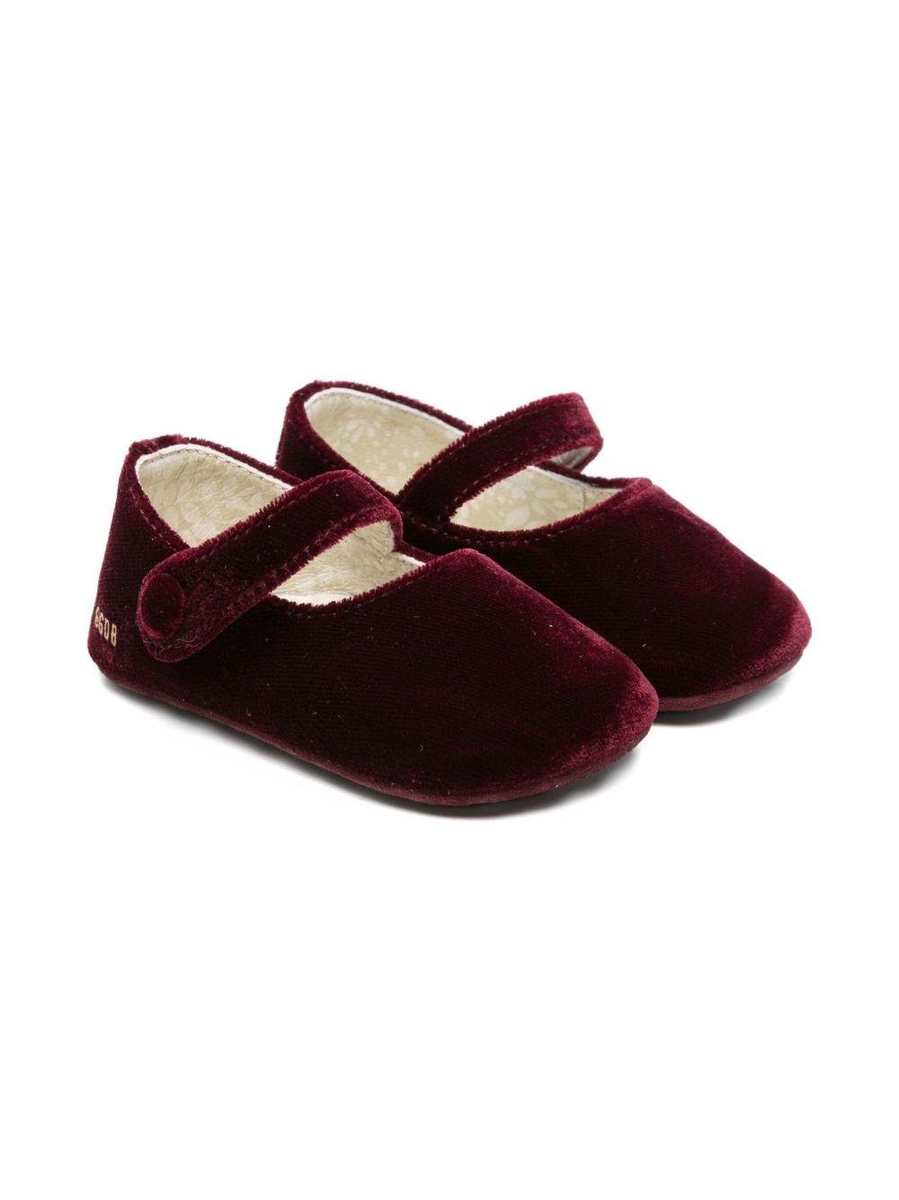 Ballerine Sofi per neonata Golden Goose Kids rosse con cinturino singolo - Rubino Kids