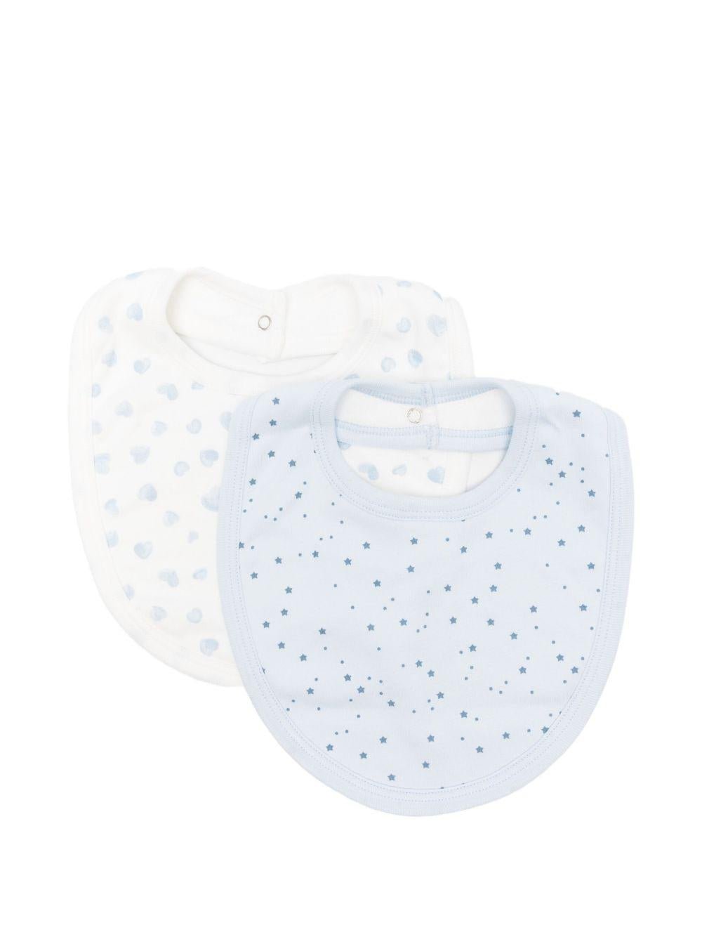 Bavaglini per neonato Petit Bateau multicolore con chiusura a bottoni automatici - Rubino Kids