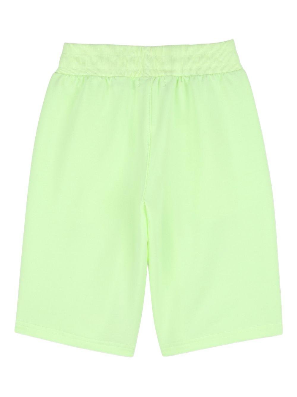 Bermuda per bambino Billieblush verde con applicazione - Rubino Kids