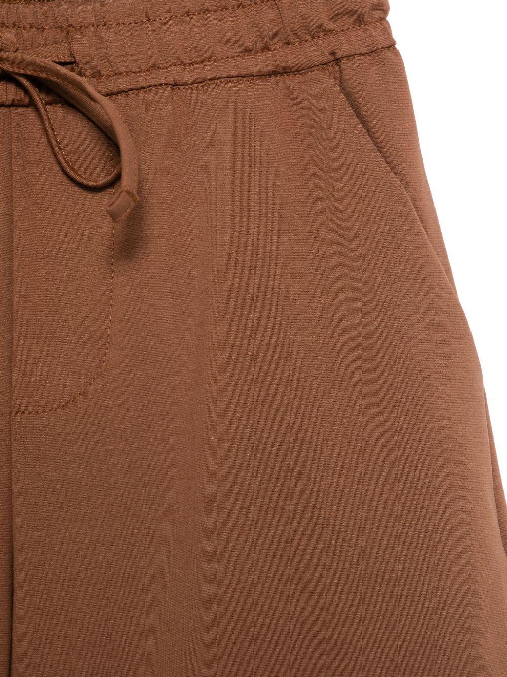 Bermuda per bambino Paolo Pecora Kids marrone con vita con coulisse elasticizzata - Rubino Kids