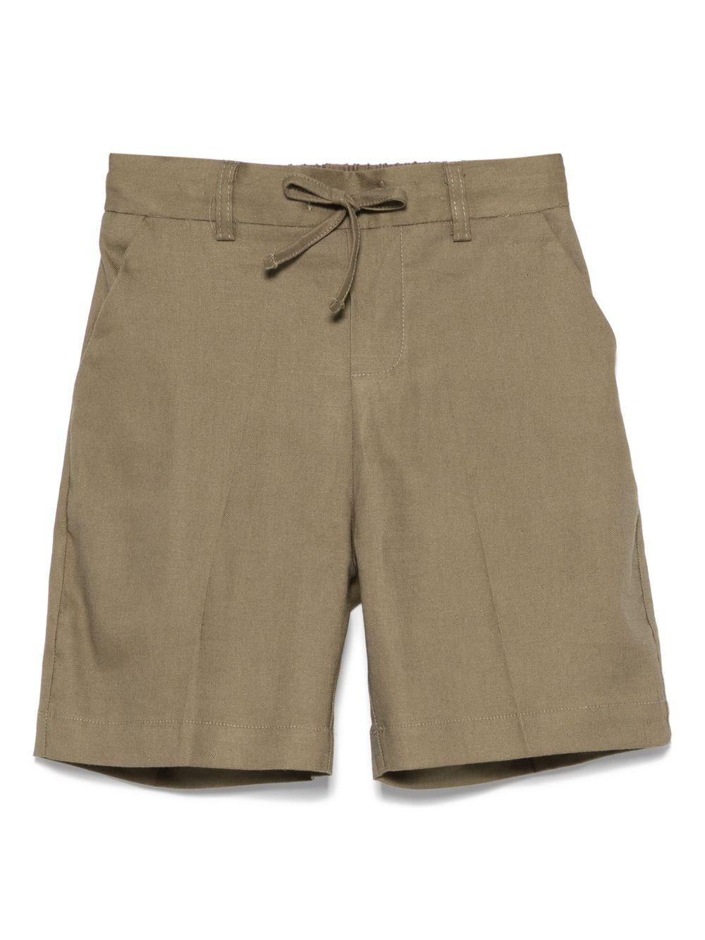 Bermuda per bambino Paolo Pecora Kids verde con coulisse - Rubino Kids