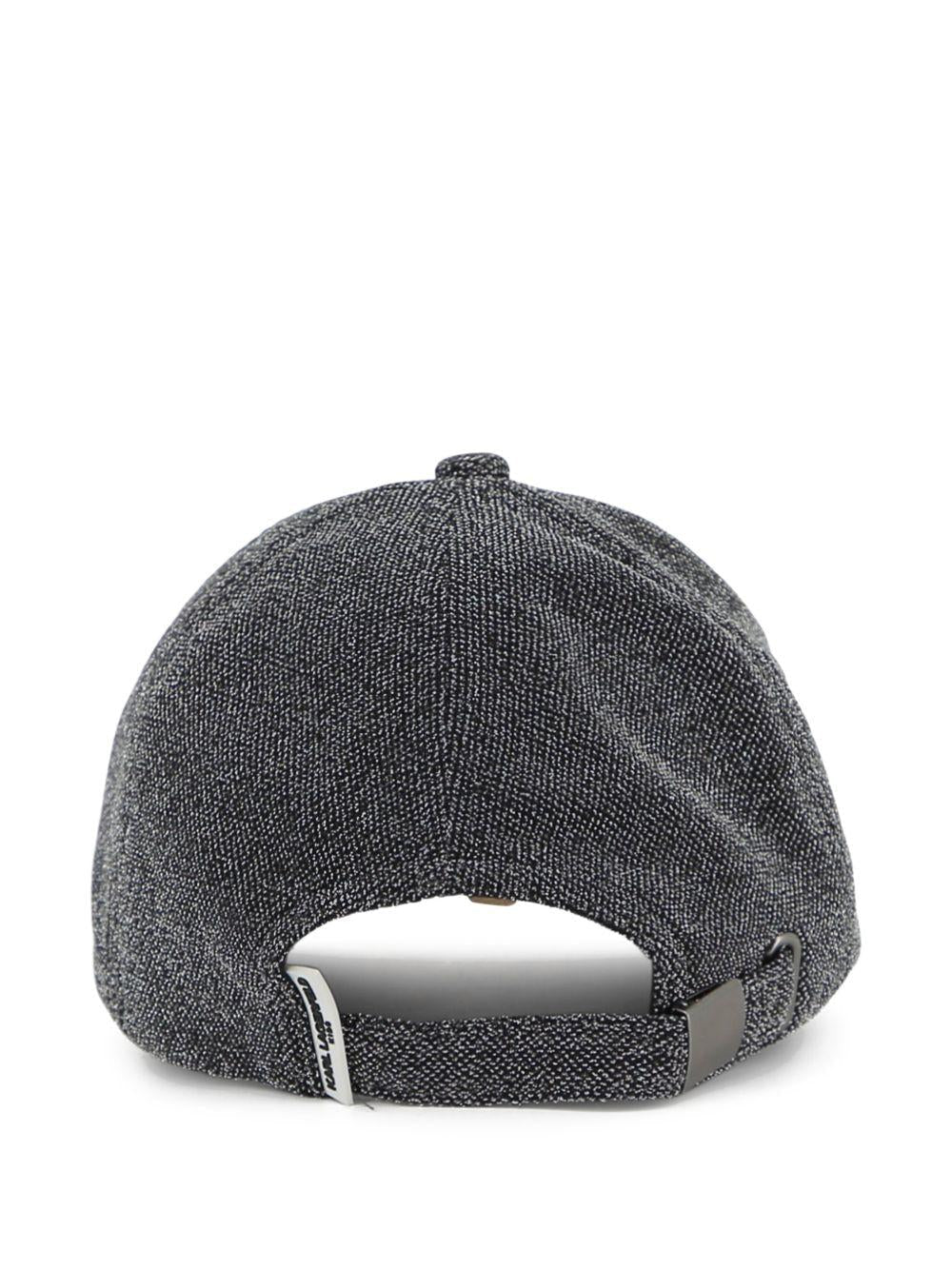 Berretto da baseball per bambino Karl Lagerfeld Kids grigio ricamato - Rubino Kids