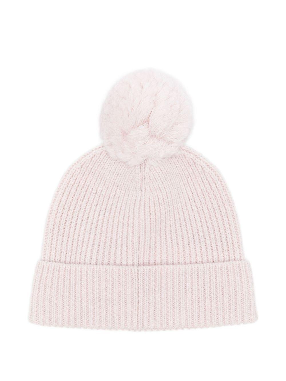 Berretto per bambina K - Way Kids rosa con pompon - Rubino Kids