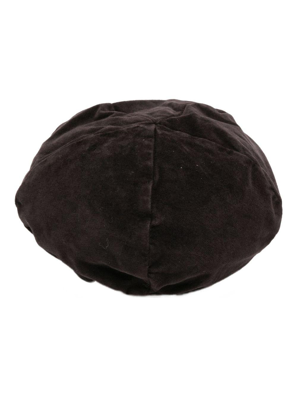 Berretto per neonata Album di Famiglia Kids marrone con visiera curva - Rubino Kids