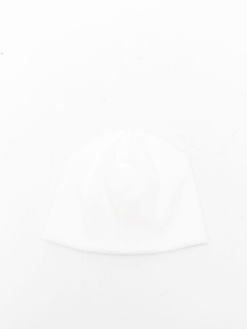 Berretto per neonata La Stupenderia bianco con motivo a cuore rosa - Rubino Kids