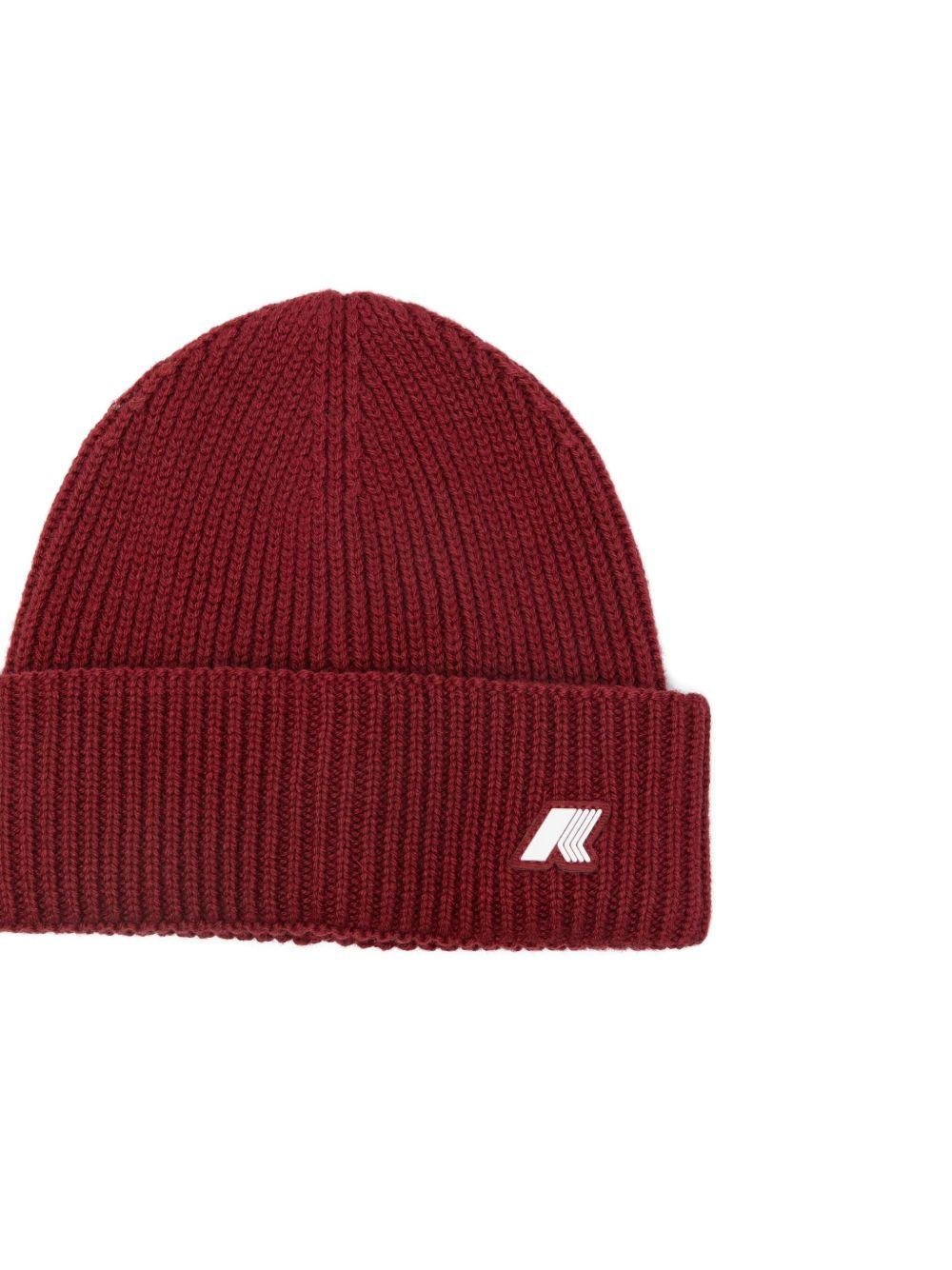 Berretto per neonati K - Way Kids rosso con visiera ripiegata - Rubino Kids