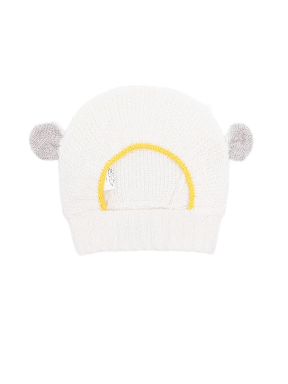 Berretto per neonato Gensami Kids grigio con dettagli orecchie - Rubino Kids