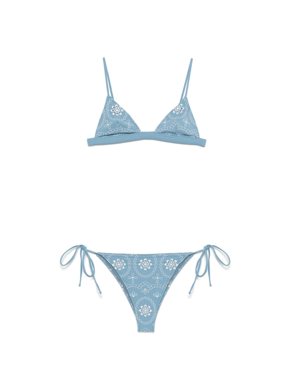 Bikini Marielle per donna MC2 Saint Barth azzurro con motivo floreale - Rubino Kids