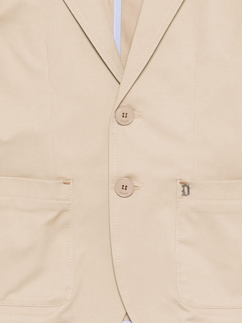 Blazer per bambino DONDUP Kids beige con bottoni sul davanti - Rubino Kids