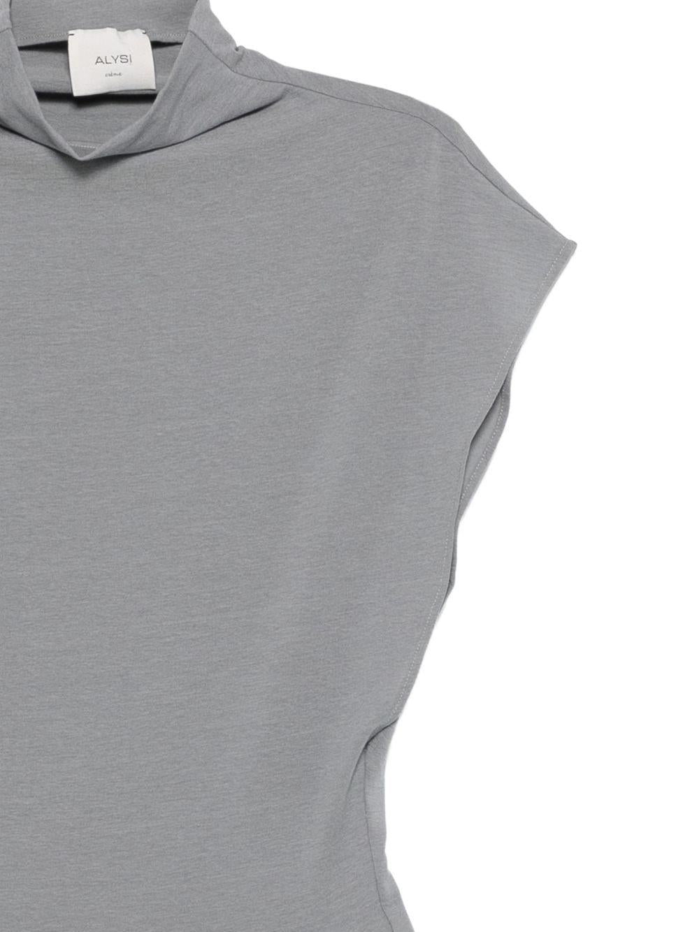 Body per donna Alysi grigio con collo alto - Rubino Kids