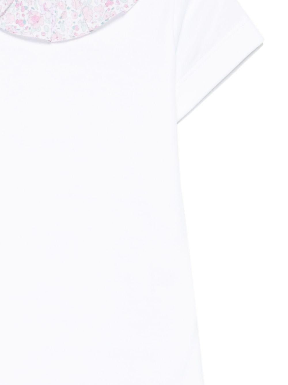 Body per neonata Mariella Ferrari bianco con ruches - Rubino Kids