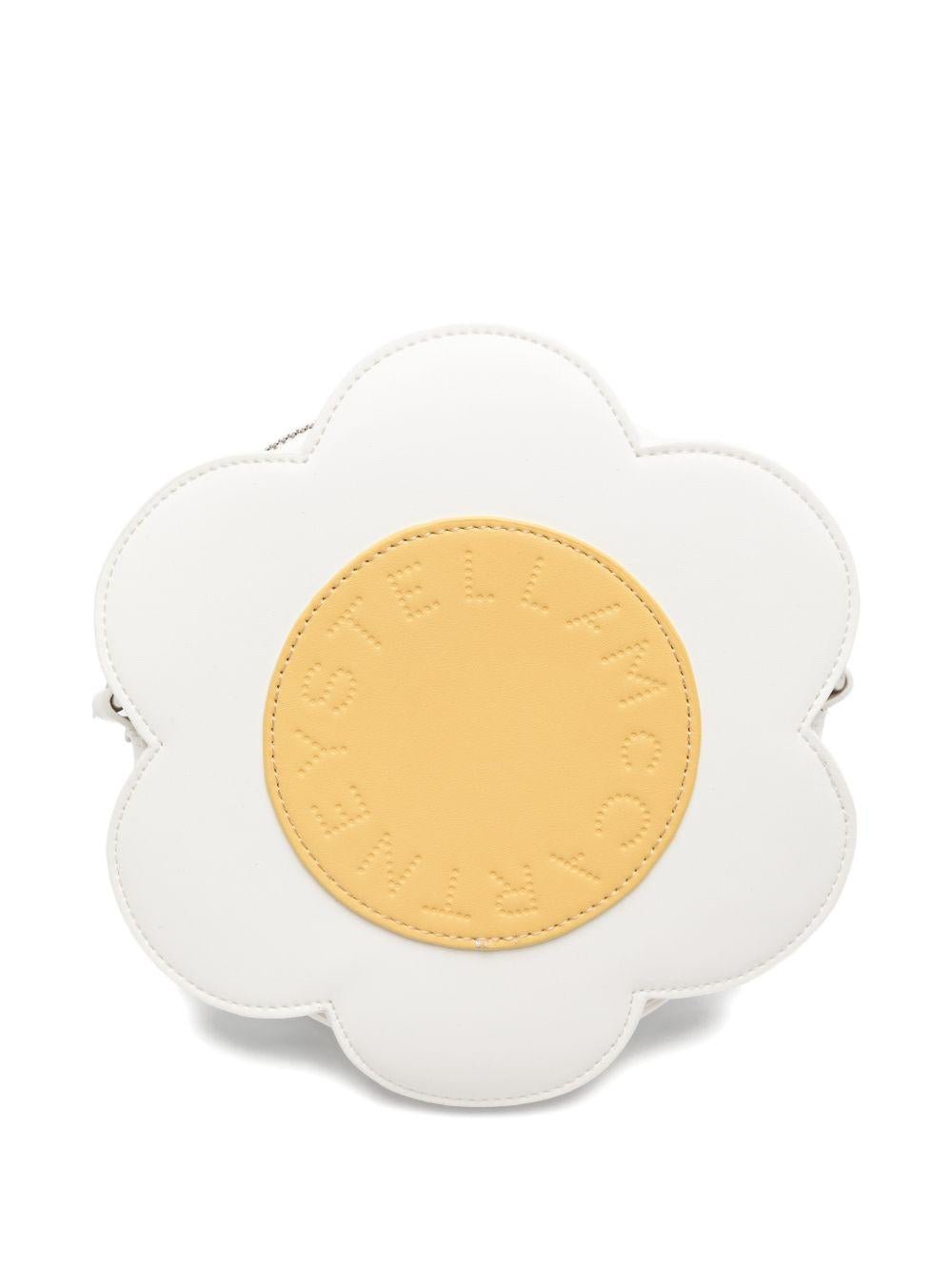 Borsa a fiore per bambina Stella McCartney Kids bianca con design margherita - Rubino Kids