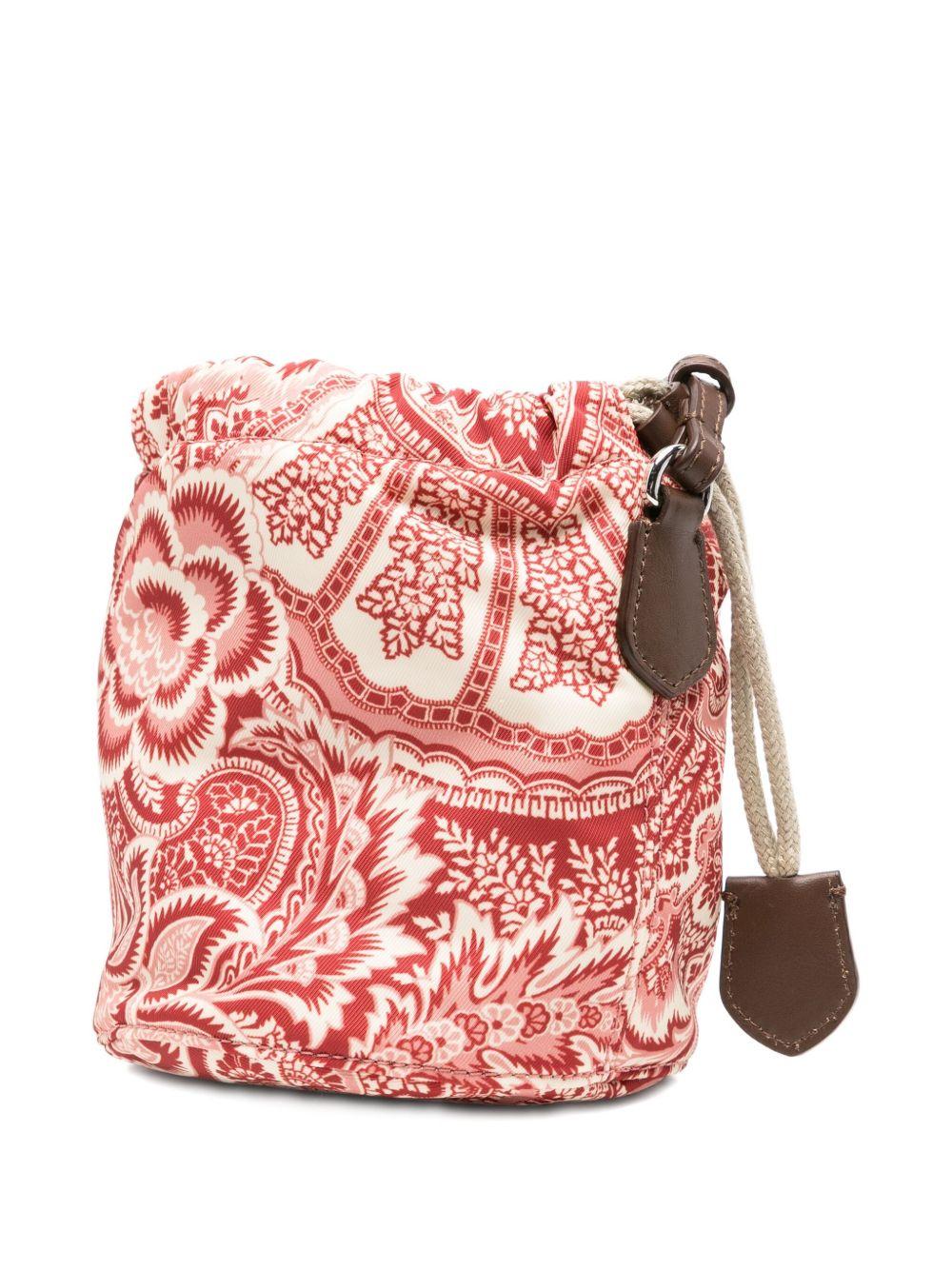 Borsa a secchiello per bambina ETRO KIDS rossa con coulisse paisley - Rubino Kids