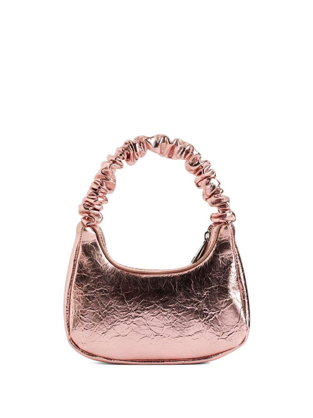Borsa a spalla June per bambina Molo rosa con finitura metallizzata - Rubino Kids
