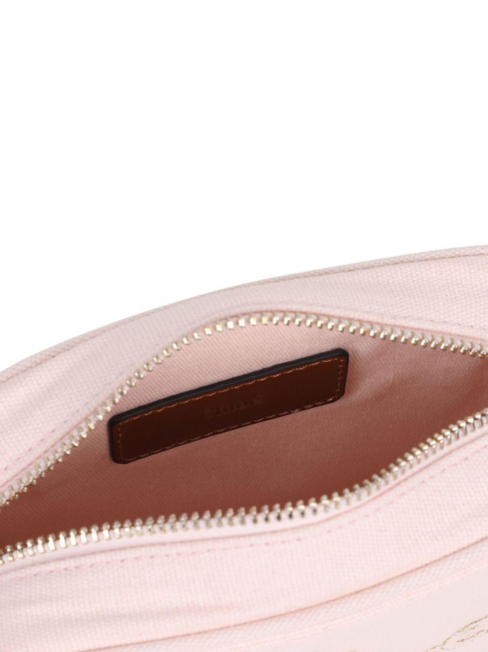 Borsa a spalla per bambina Chloé Kids rosa con ricamo - Rubino Kids