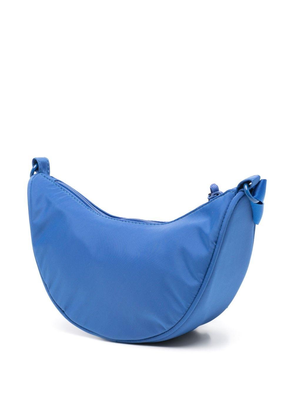 Borsa a spalla per bambina Molo Crescent azzurro con chiusura superiore con zip - Rubino Kids