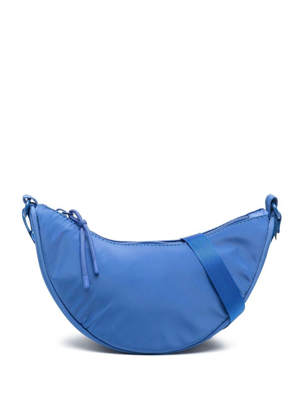 Borsa a spalla per bambina Molo Crescent azzurro con chiusura superiore con zip - Rubino Kids